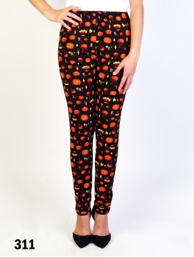 Halloween Print Stretchy Legging